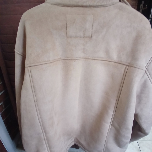 Convington Men's Faux Suede Zip up Jacket - Picture 2 of 4